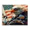Stupell Industries Patriotic Bald Eagle Canvas Wall Art